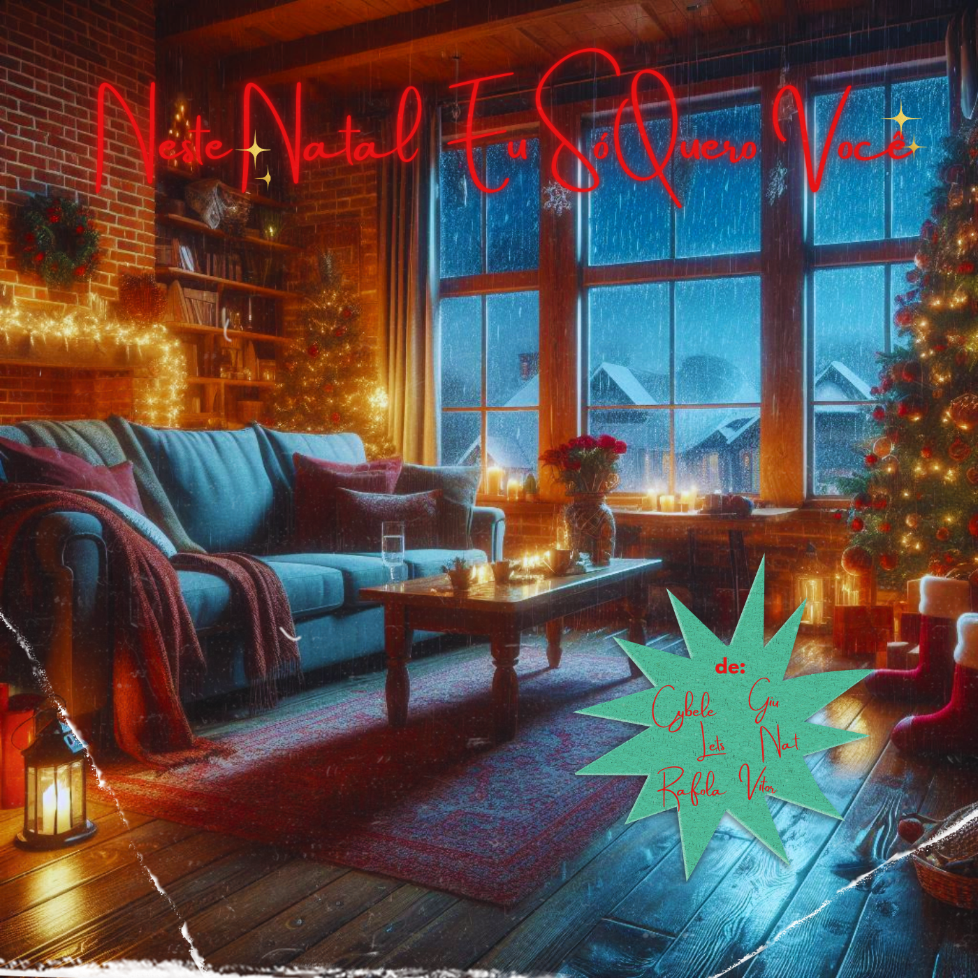Vitor Ferro, GIU, RAFOLA, LETZ, Cybele, & Naty Neste Natal Eu Só Quero Você cover artwork