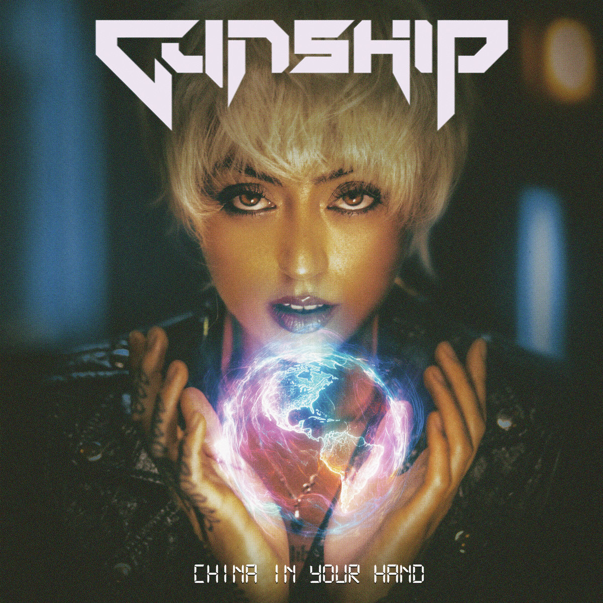 Gunship featuring Tim Cappello — China In Your Hand cover artwork