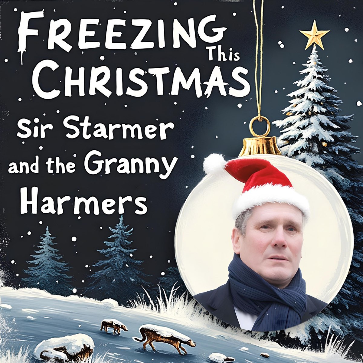 Sir Starmer and the Granny Harmers — Freezing This Christmas cover artwork