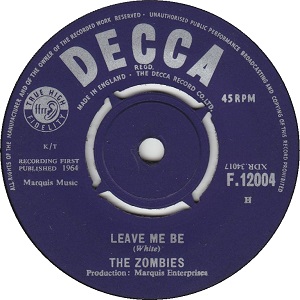 The Zombies — Leave Me Be cover artwork