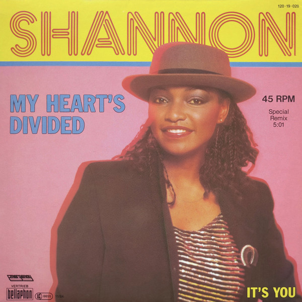 Shannon — My Heart&#039;s Divided cover artwork