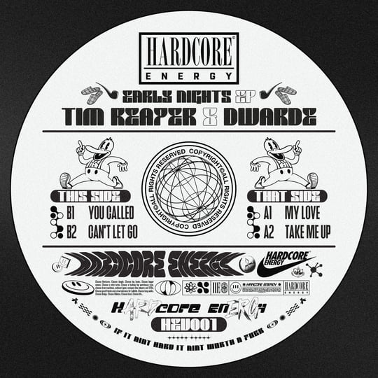 Tim Reaper & Dwarde Early Nights EP cover artwork