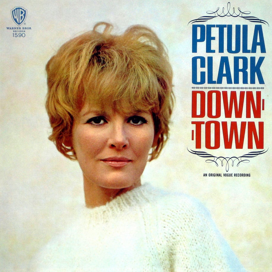 Petula Clark Downtown cover artwork
