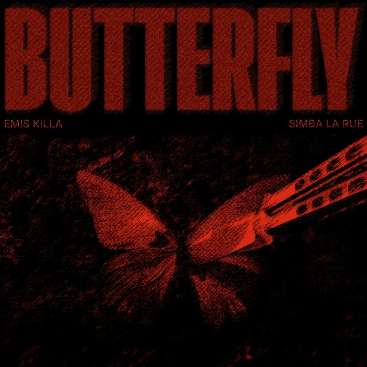 Emis Killa featuring Simba La Rue — BUTTERFLY cover artwork