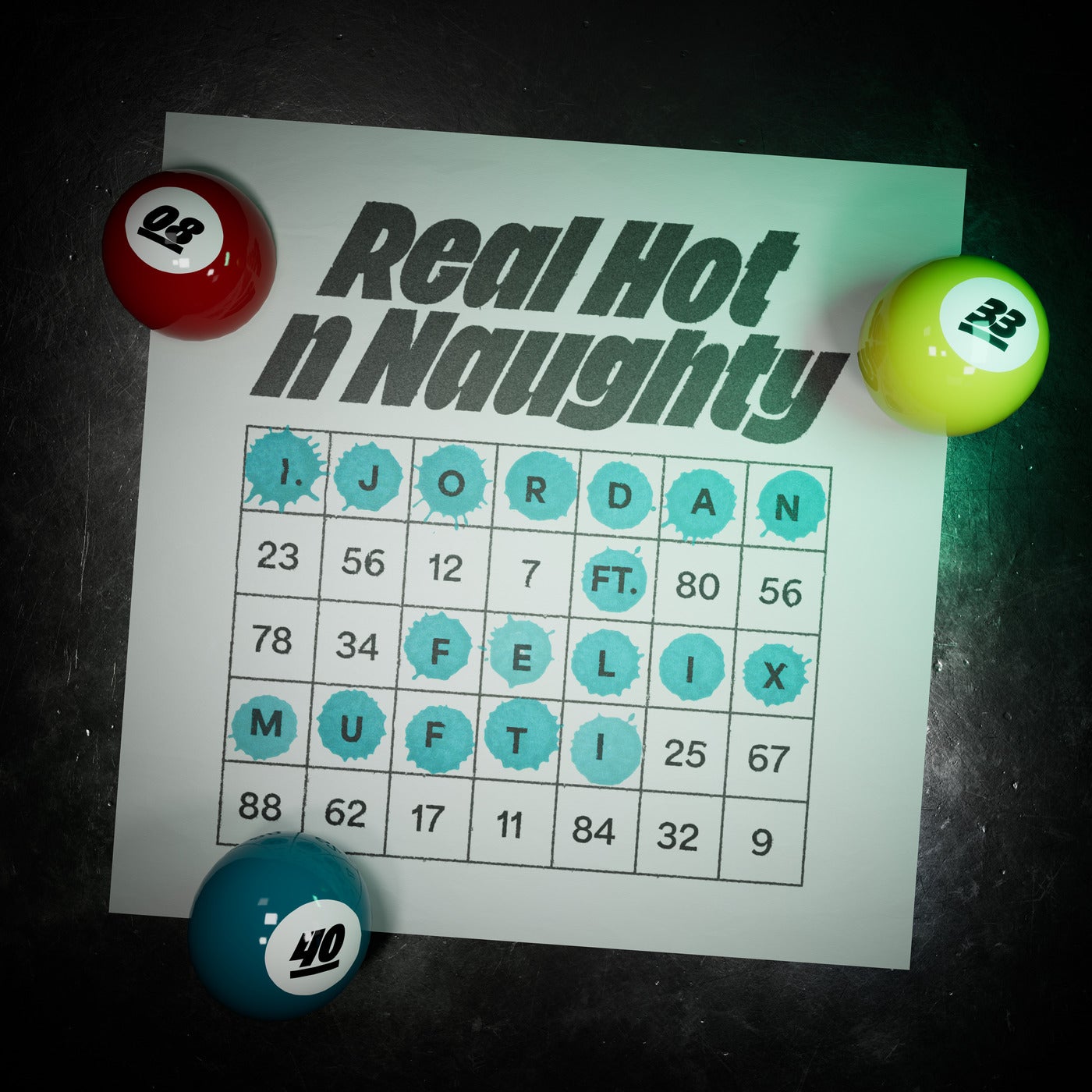 I. JORDAN featuring Felix Mufti — Real Hot n Naughty cover artwork