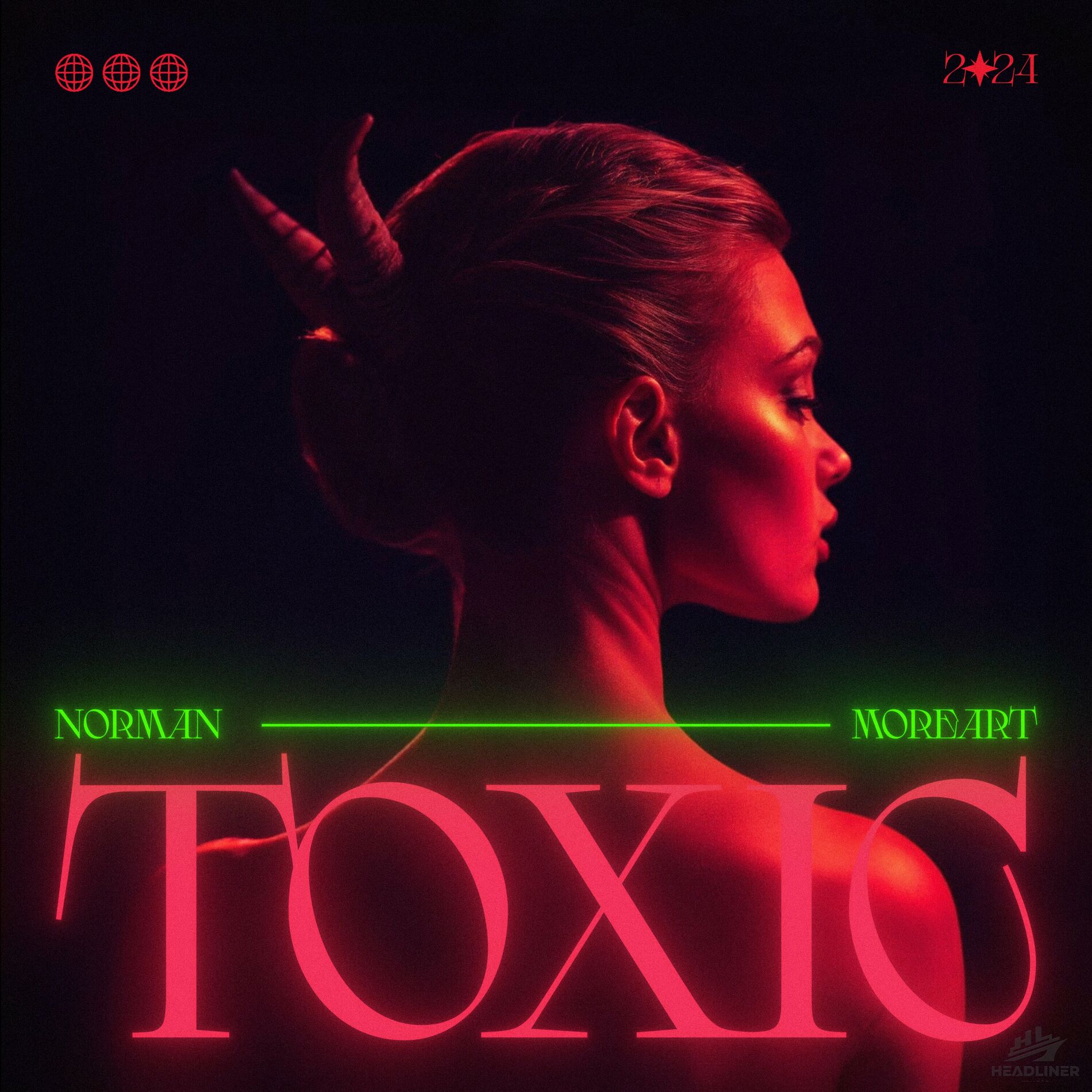 NORMAN featuring Moreart — Toxic cover artwork