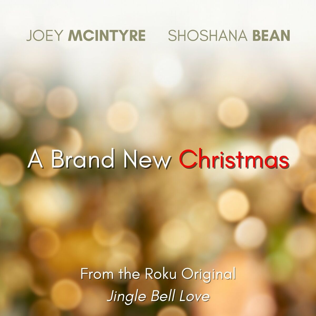 Joey McIntyre & Shoshana Bean — A Brand New Christmas cover artwork