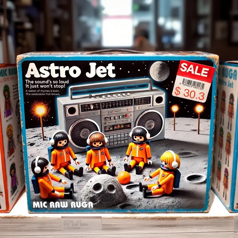 MIC RAW RUGA — ASTRO JET cover artwork
