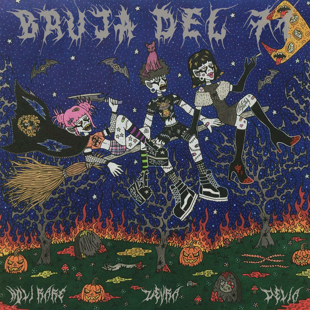 Delia, HOLI RARE, & Zevra — Bruja del 71 cover artwork