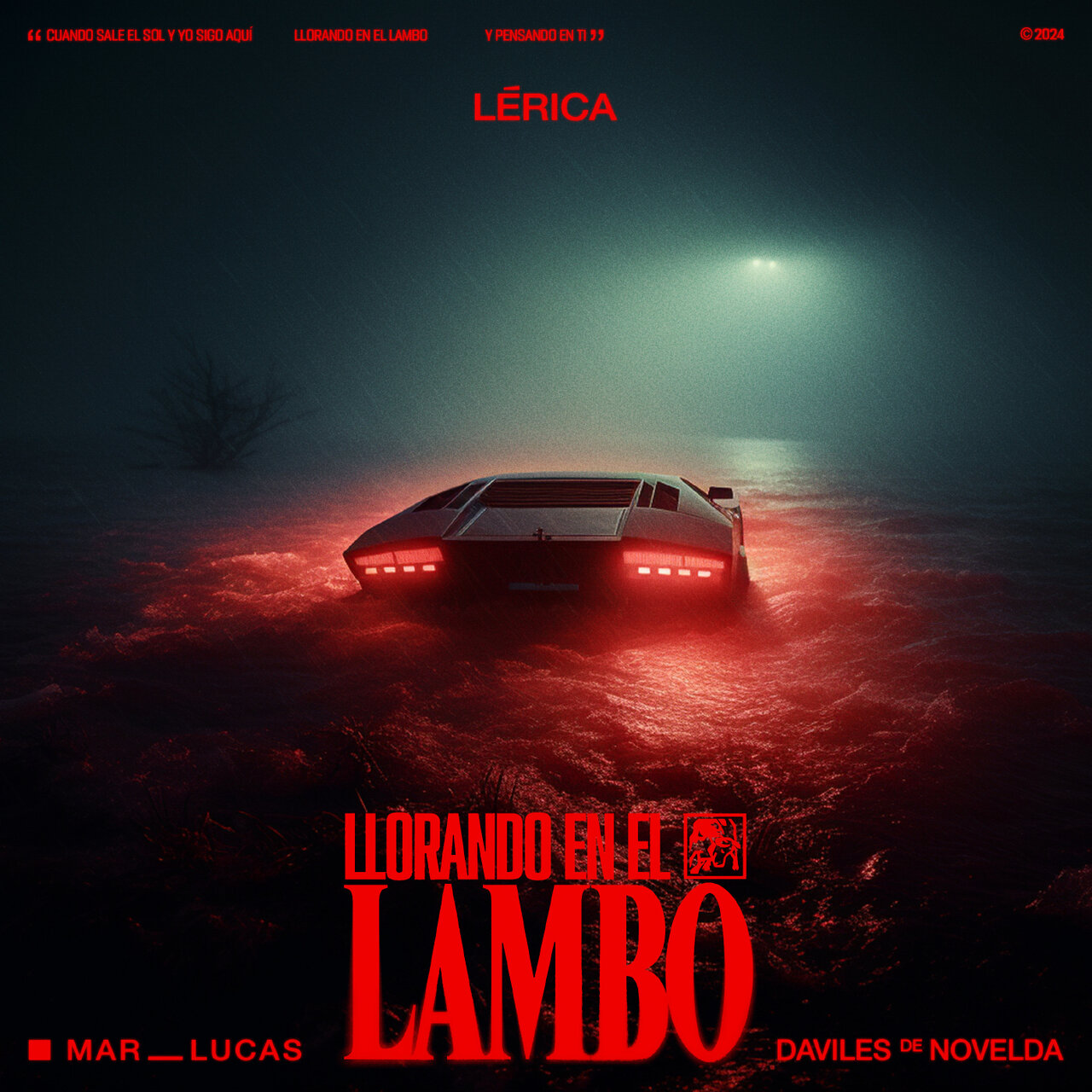 Lérica, Mar Lucas, & Daviles de Novelda — Llorando en el Lambo cover artwork