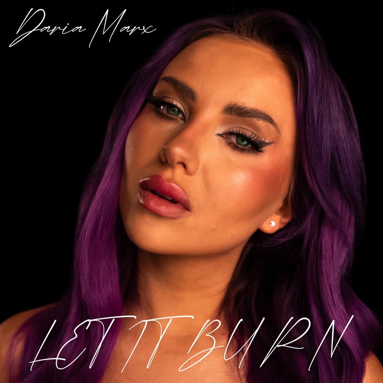 Daria Marx — Let it burn cover artwork