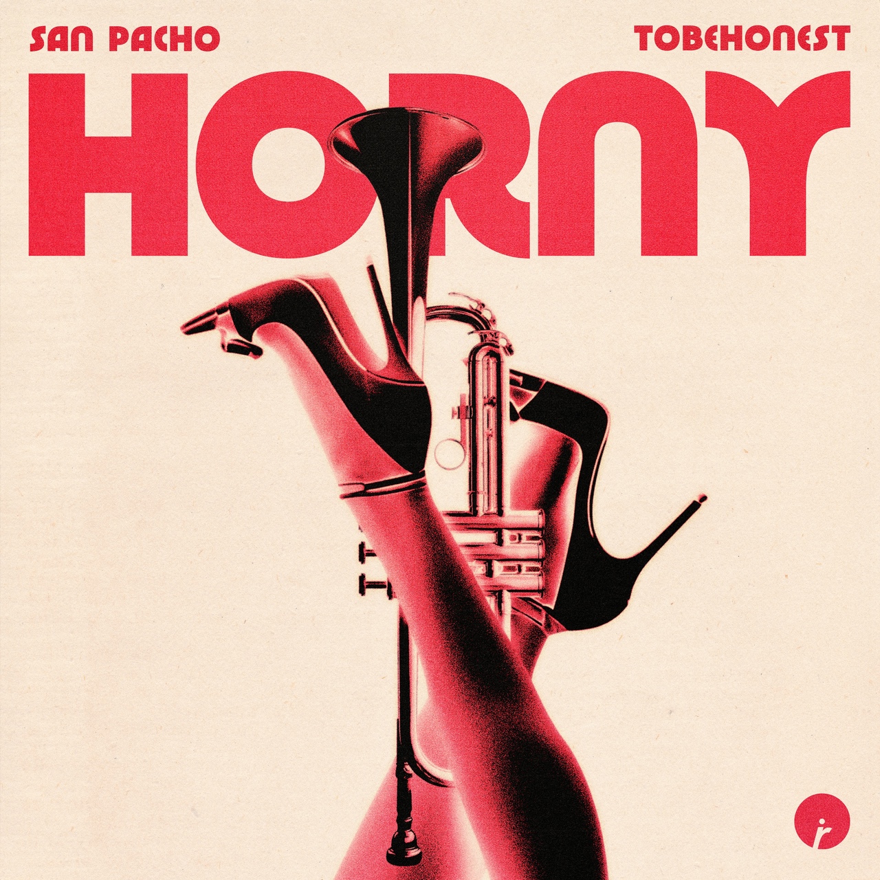 San Pacho & TOBEHONEST — Horny cover artwork
