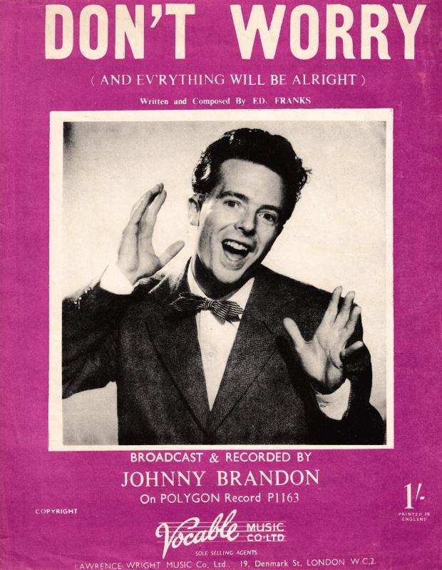 Johnny Brandon — Don&#039;t Worry cover artwork