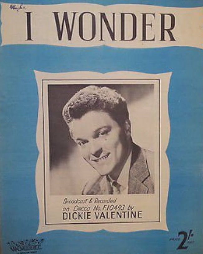 Dickie Valentine — I Wonder cover artwork