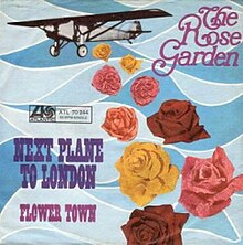 The Rose Garden — Next Plane to London cover artwork