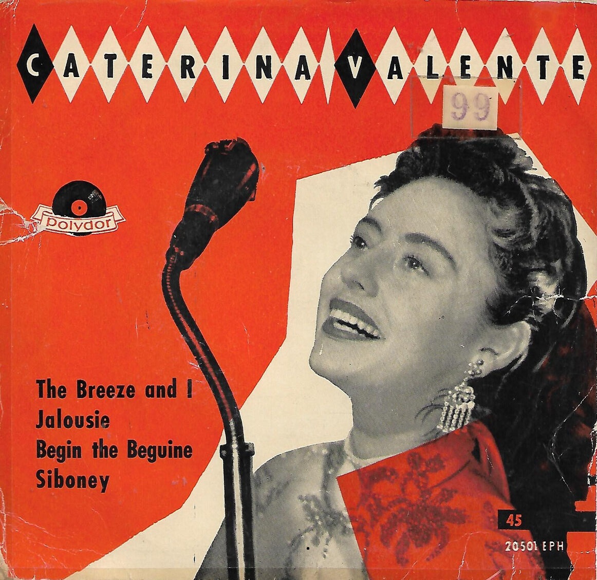 Caterina Valente — The Breeze And I cover artwork