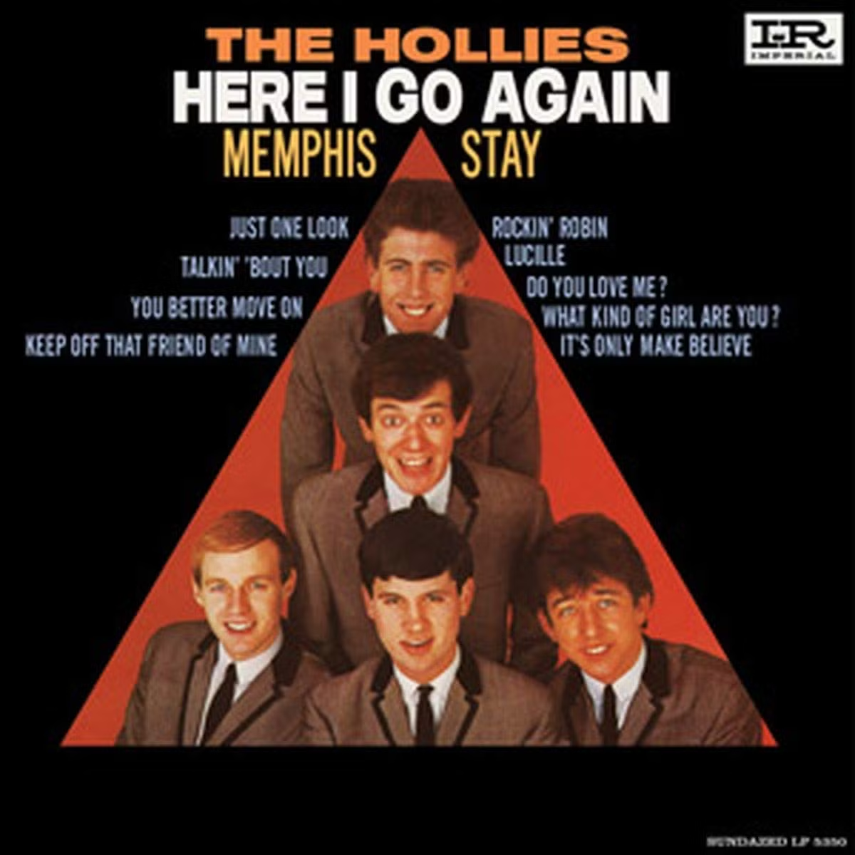 The Hollies Here I Go Again cover artwork