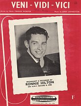 Ronnie Hilton — Veni-Vidi-Vici cover artwork