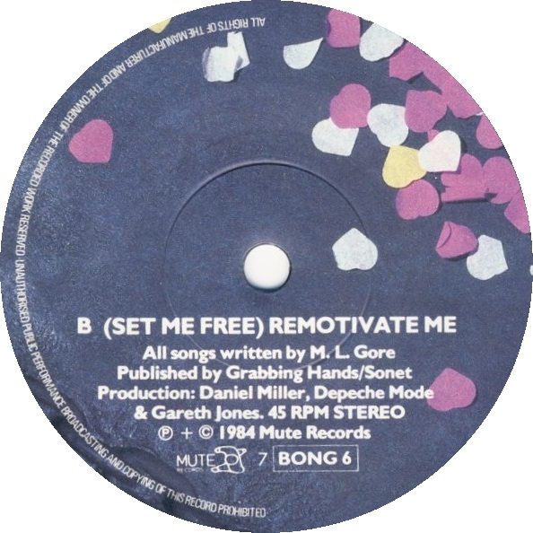 Depeche Mode — (Set Me Free) Remotivate Me cover artwork