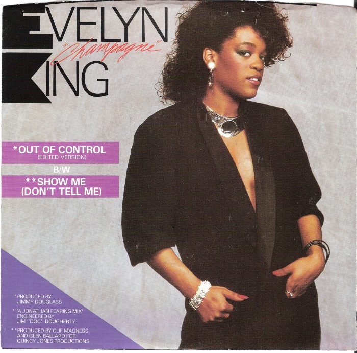 Evelyn &#039;&#039;Champagne&#039;&#039; King — Out of Control cover artwork