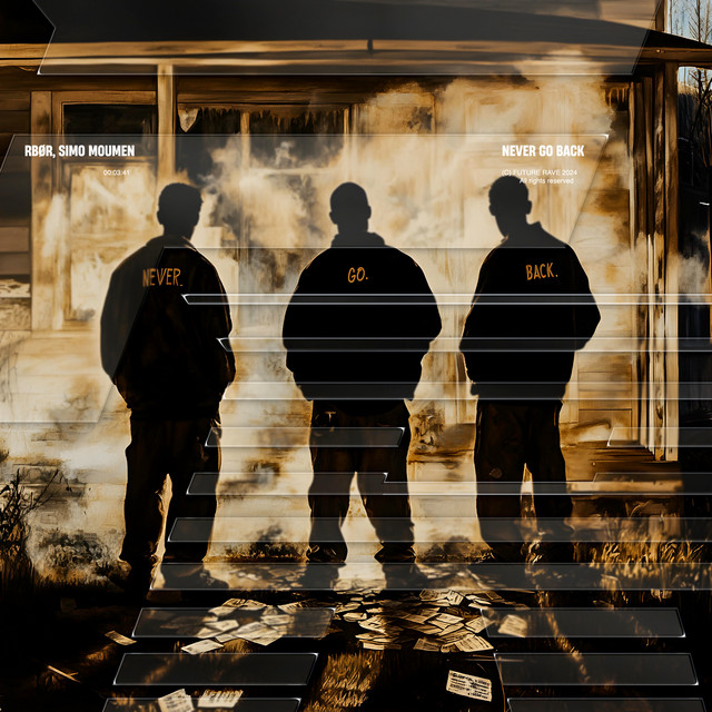 RBØR & Simo Moumen — Never Go Back cover artwork