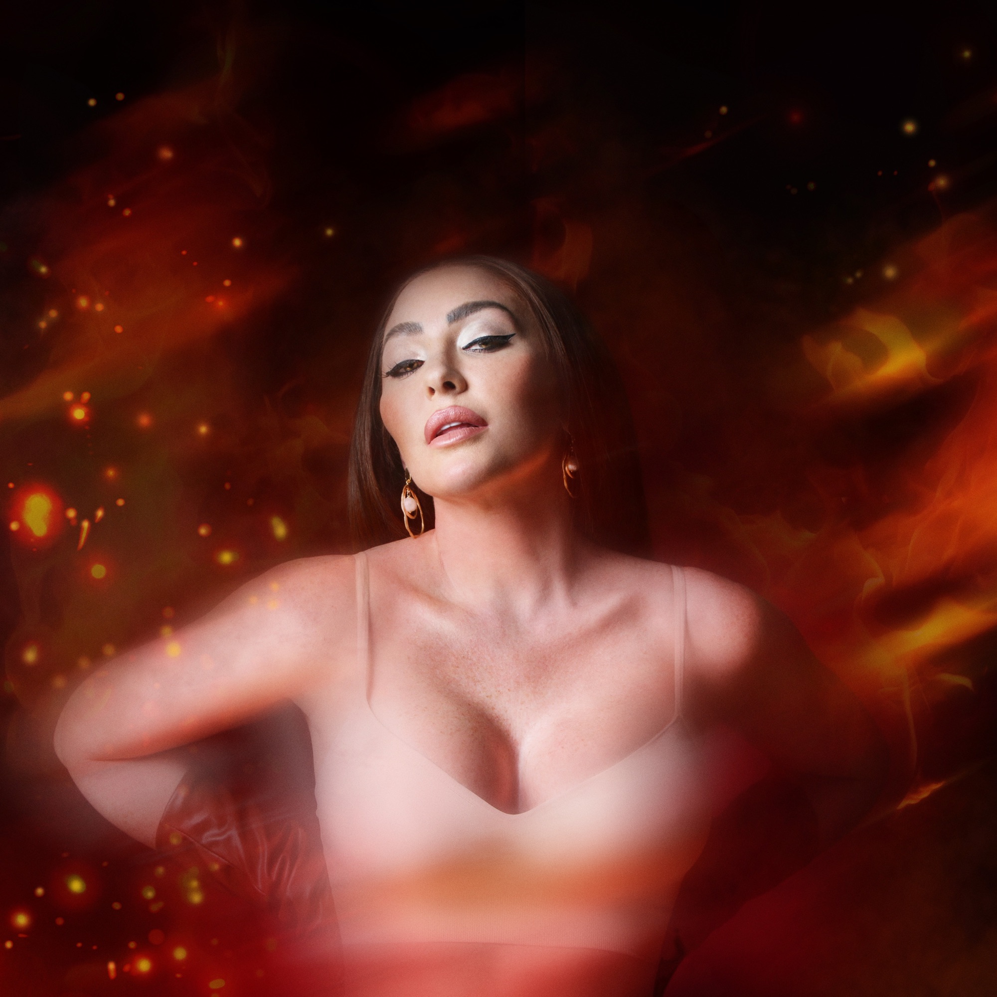 Natasha Hamilton — Burning Letters cover artwork