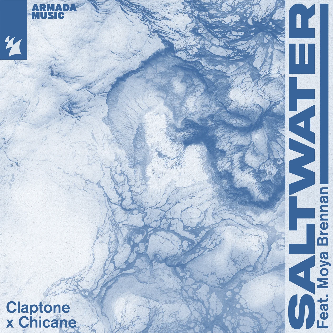 Claptone, Chicane, & Moya Brennan — Saltwater cover artwork
