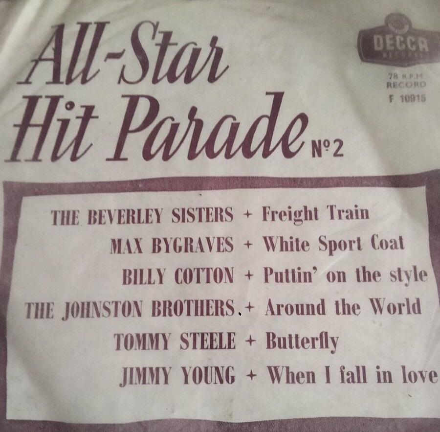 Various Artists — All Star Hit Parade No. 2 (EP) cover artwork