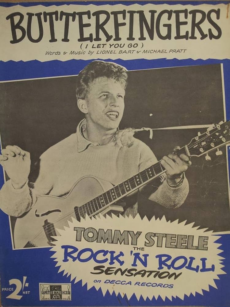 Tommy Steele & The Steelmen — Butterfingers cover artwork