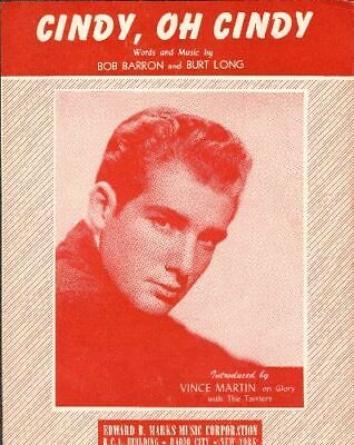 Vince Martin & The Tarriers — Cindy, Oh Cindy cover artwork