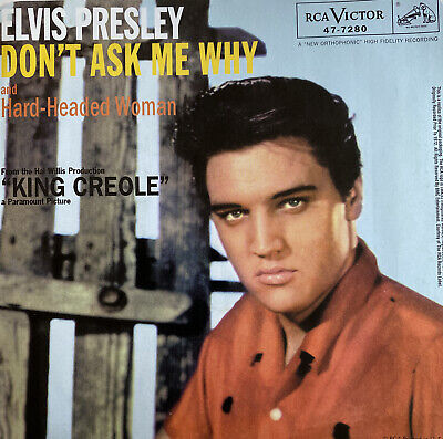 Elvis Presley — Don&#039;t Ask Me Why cover artwork