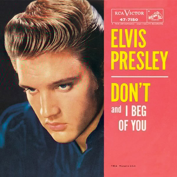 Elvis Presley — Don&#039;t cover artwork