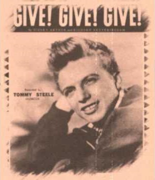 Tommy Steele — Give! Give! Give! cover artwork