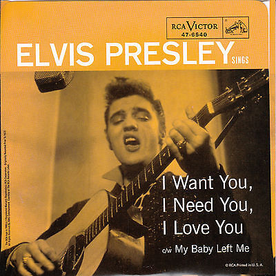 Elvis Presley — I Want You, I Need You, I Love You cover artwork