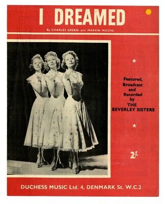The Beverley Sisters — I Dreamed cover artwork