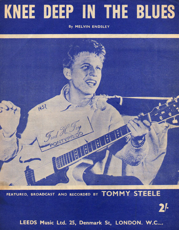Tommy Steele & The Steelmen — Knee Deep In The Blues cover artwork