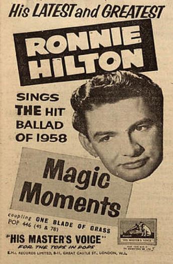 Ronnie Hilton — Magic Moments cover artwork