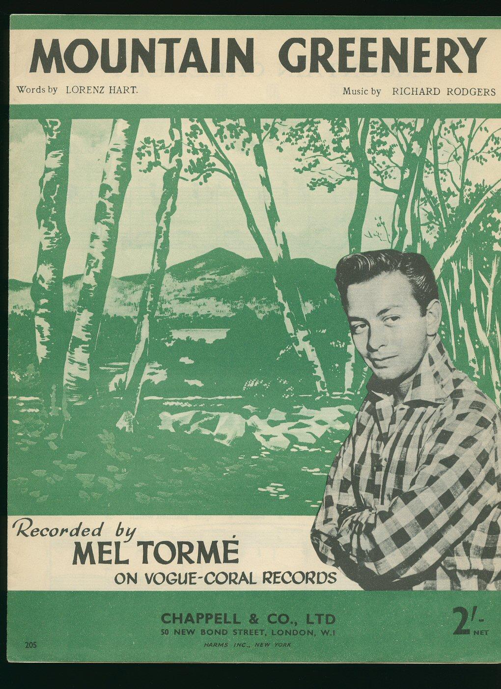 Mel Tormé — Mountain Greenery cover artwork