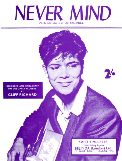 Cliff Richard & The Drifters — Never Mind cover artwork