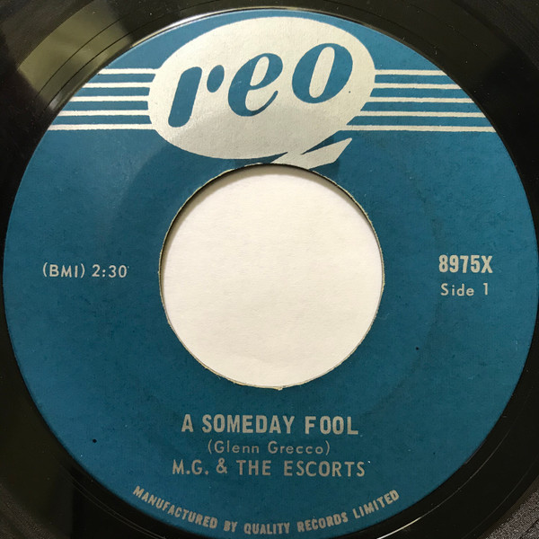 M.G. &amp; The Escorts — A Somebody Fool cover artwork