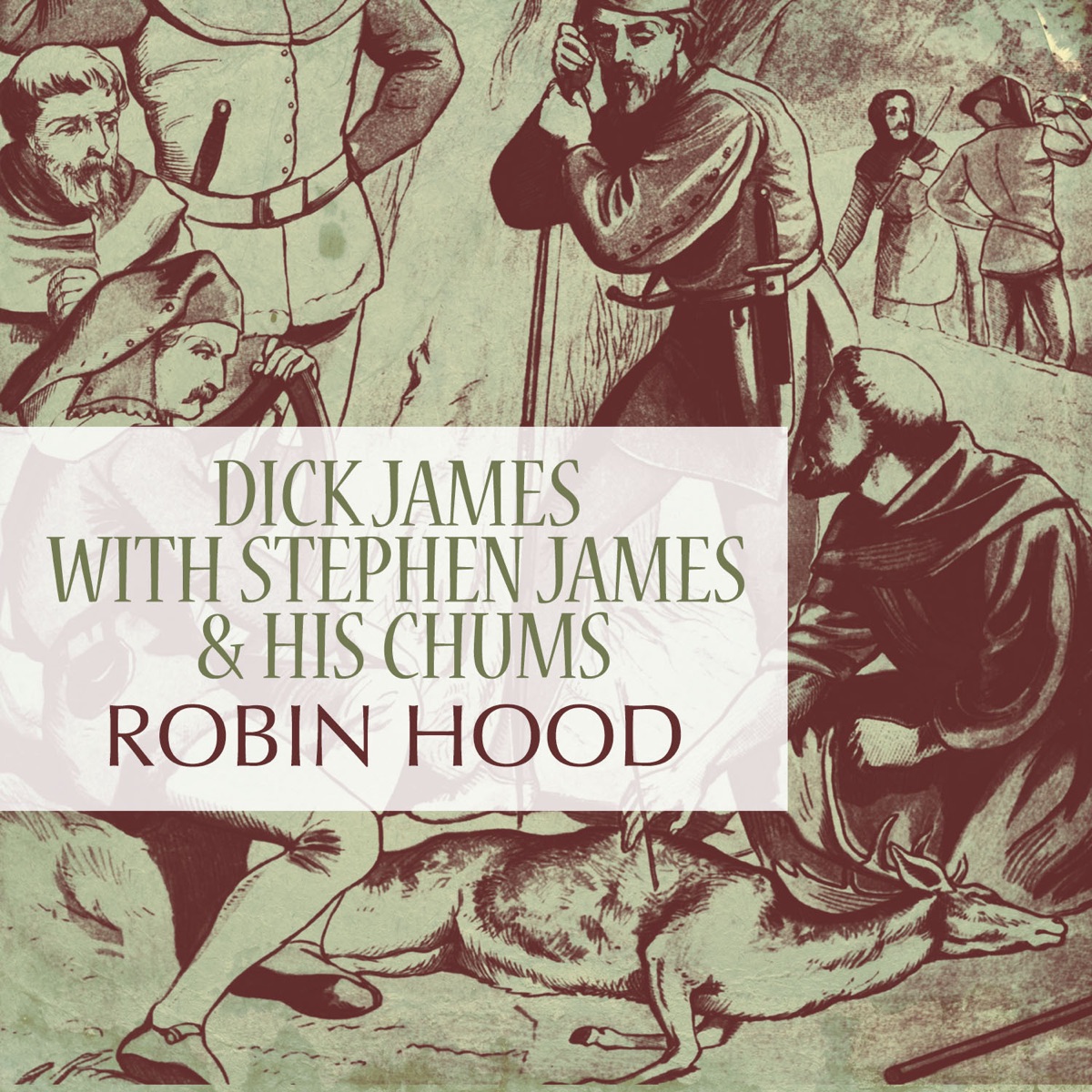 Dick James & Stephen James &amp; His Chums — Robin Hood/The Ballad Of Davy Crockett cover artwork