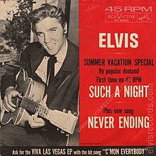 Elvis Presley — Such a Night cover artwork