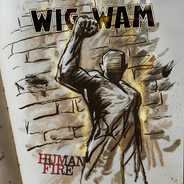 Wig Wam — Human Fire cover artwork