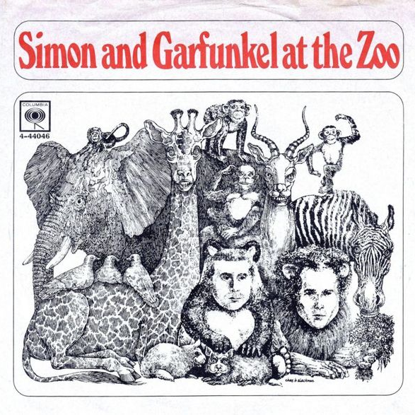 Simon &amp; Garfunkel — At the Zoo cover artwork