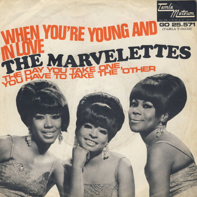 The Marvelettes — When You&#039;re Young and in Love cover artwork