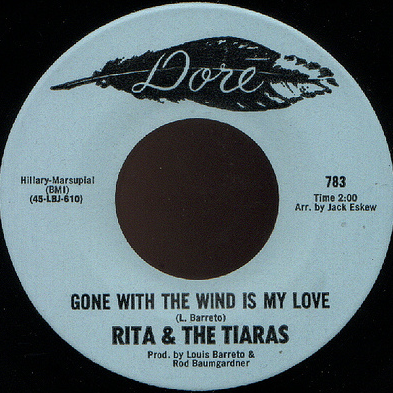 Rita &amp; The Tiaras — Gone With the Wind Is My Love cover artwork