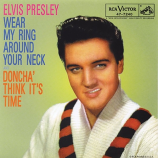 Elvis Presley — Wear My Ring Around Your Neck cover artwork