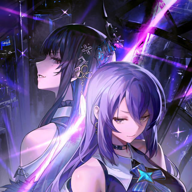 Moona Hoshinova featuring Nerissa Ravencroft — 100% cover artwork