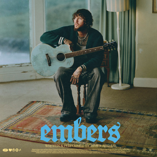 James Arthur — Embers cover artwork