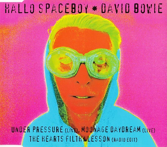 David Bowie & Pet Shop Boys — Hallo Spaceboy (Pet Shop Boys Remix) cover artwork